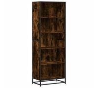 vidaXL Estantería Madera de ingeniería Roble Ahumado 60x35x170,5 cm, estantería de Libros, librería, Estante de Almacenamiento