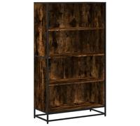 vidaXL Estantería Madera de ingeniería Roble Ahumado 80,5x35x139 cm, estantería de Libros, librería, Estante de Almacenamiento