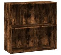 vidaXL Estantería Madera de ingeniería Roble Ahumado 80x30x77 cm, librería, estantería de Libros, Estante de Libros, librerías, Armario de almacenaje