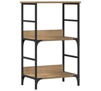 vidaXL Estantería Madera de ingeniería Roble Artisan 50x33x82 cm, Armario de Libros, librería, Armario de Almacenamiento, armarios de Libros, Estante