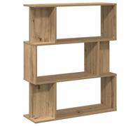 vidaXL Estantería Madera de ingeniería Roble Artisan 80x24x96 cm, librería, Estante, Armario de Almacenamiento, librerías, estantería