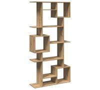 vidaXL Estantería Madera de ingeniería Roble artisian 92x29x188 cm, librería, Armario para Libros, Armario de almacenaje, librerías