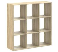 vidaXL Estantería Madera de ingeniería Roble Sonoma 102x32x102 cm, librería, estantería de Libros, Estante de Libros, librerías, Armario de almacenaje