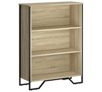 vidaXL Estantería Madera de ingeniería Roble Sonoma 80x31x106 cm, librería, Estante, estantería de almacenaje, Armario de almacenaje