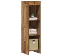 vidaXL Estantería Madera Envejecida 30 x 30 x 111 cm,