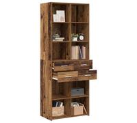 vidaXL Estantería Madera Envejecida 30 x 42.4 x 185.2 cm