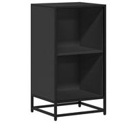 vidaXL Estantería Madera ingeniería Negra 40x35x76 cm
