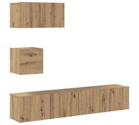 vidaXL Estantería Modular en Cubo - Diseño Moderno, Ahorra Espacio, Montada en la Pared, Estantes Rectangulares