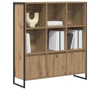 vidaXL Estantería para libros Roble artesanal 2 piezas 99,5 x 30 x 108 cm moderna
