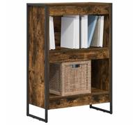 vidaXL Estantería para Libros Roble Humo 80 x 30 x 155 cm, Sala de Estar, Conjunto de Muebles Rectangular y Resistente con diseño Elegante para Espacios Modernos, Ideal para Comodidad y Estilo