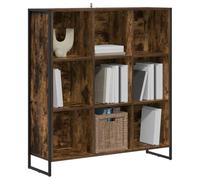vidaXL Estantería para Libros Roble Humo 99,5 x 30 x 108,5 cm, Sala de Estar, Rectangular, Durable, Mobiliario con Estilo para decoración Moderna, Comodidad y funcionalidad para Cada rincón del hogar