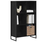 vidaXL Estantería para Libros Roble Negro 99,5 x 30 x 108,5 cm, Sala de Estar, Rectangular, Durable, Mobiliario con Estilo para decoración Moderna, Comodidad y funcionalidad para Cada rincón del hoga