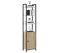 vidaXL Estantería para Libros Roble Sonoma 40 x 24 x 161 cm, Oficina en casa, Unidad de estantería Moderna, Almacenamiento de estantería Industrial, Unidades Independientes, exhibición Elegante para