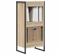 vidaXL Estantería para Libros Sonoma 80 x 30 x 155 cm, Sala de Estar, Conjunto de Muebles Rectangular y Resistente con diseño Elegante para Espacios Modernos, Ideal para Comodidad y Estilo