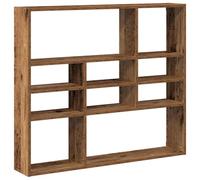 vidaXL Estantería Pared Madera contrachapada Madera Antigua 90x16x78cm, Estante Flotante, Estante Flotante de Pared, estantería de lavadero