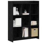 vidaXL Estantería Roble Negro 87,5 x 30 x 111 cm Madera de ingeniería,