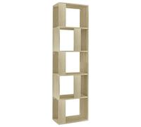 vidaXL Estantería/Separador de ambientes Contrachapada Sonoma 45x24x159 cm – Diseño moderno, robusta