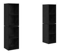vidaXL Estanterías de Cubos - Unidades Que se cuelgan en la Pared para la Sala, el Estudio o la Oficina. Tienen un Estilo rústico y Son rectangulares.
