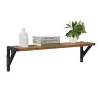 vidaXL Estanterías de Pared 2 pcs Madera Vieja 60 x 15 x 15,5 cm, Estanterías Modernas para Sala, Unidades Resistentes, diseño Rectangular, Almacenamiento práctico e integración