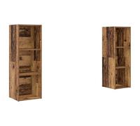 vidaXL Estanterías Modulares - Organizador en Cubo, Divisor de Habitaciones, Estantes Rectangulares para la Sala, Dormitorio, Oficina y Uso en Casa