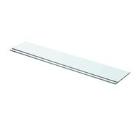 vidaXL Estantes de vidrio para pared 2 unidades Transparente 70x12 cm