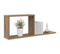 vidaXL Estantes flotantes Roble Artisan 80 x 15 x 30 cm, Sala Moderna, Estanterías Flotantes, Montadas en Pared, Decoración para el Hogar, Almacenamiento Elegante