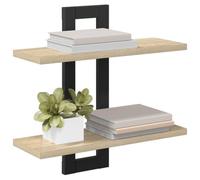 vidaXL Estantes flotantes Roble Sonoma 40 x 15 x 40 cm, Estanterías flotantes Modernas para Sala, soluciones Decorativas y funcionales para Ahorrar Espacio