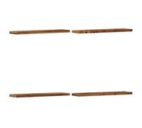 vidaXL Estantes Pared 4 uds Madera ingeniería Envejecida 40x20x1,5 cm, Estante Flotante, estantería de Pared, estantería de lavadero