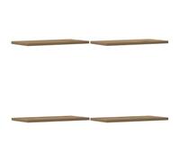 vidaXL Estantes Pared 4 uds Madera ingeniería Roble Artisan 40x20x1,5cm, Estante Flotante, estantería de Pared, estantería de lavadero