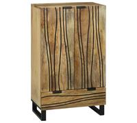 vidaXL Highboard 60 x 33,5 x 100 cm Madera maciza de mango