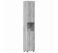vidaXL Este mueble de baño es perfecto para mantener tus productos de cuidado personal organizados y organizados, con un diseño moderno que enriquece el interior de tu hogar.