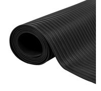 Alfombra de goma antideslizante acanalada ancha 2x1 m