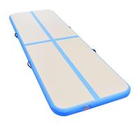 vidaXL Esterilla Inflable de Gimnasia con Bomba 700x100x10 cm PVC Azul Estera