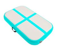 vidaXL Esterilla inflable de Gimnasia con Bomba PVC Verde Estera Multimodelo