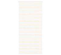 vidaXL Estor Cebra Beige mármol Tejido Ancho 110,9 cm poliéster, Estor Doble, Estor Enrollable Cebra, Cortina Cebra, Estor Doble