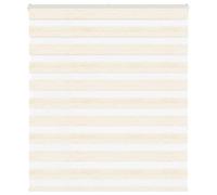 vidaXL Estor Cebra Beige Mármol Tejido Ancho 120,9 cm Poliéster, Cortina Cebra, Estor Doble
