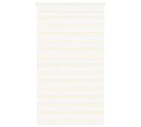 vidaXL Estor Cebra Beige mármol Tejido Ancho 120,9 cm poliéster, Estor Doble, Estor Enrollable Cebra, Cortina Cebra, Estor Doble