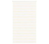 vidaXL Estor Cebra Beige mármol Tejido Ancho 130,9 cm poliéster, Estor Doble, Estor Enrollable Cebra, Cortina Cebra, Estor Doble