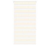 vidaXL Estor Cebra Beige mármol Tejido Ancho 85,9 cm poliéster, Estor Doble, Estor Enrollable Cebra, Cortina Cebra, Estor Doble