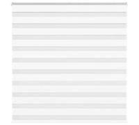 vidaXL Estor Cebra Blanco 140x150 cm Tejido Ancho 135,9 cm poliéster, Estor Doble, Estor Enrollable Cebra, Cortina Cebra, Estor Doble