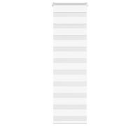 vidaXL Estor Cebra Blanco 50x100 cm Tejido Ancho 45,9 cm poliéster, Estor Doble, Estor Enrollable Cebra, Cortina Cebra, Estor Doble