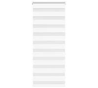 vidaXL Estor Cebra Blanco 60x100 cm Tejido Ancho 55,9 cm poliéster, Estor Doble, Estor Enrollable Cebra, Cortina Cebra, Estor Doble