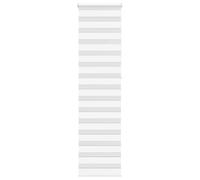vidaXL Estor Cebra Blanco 65x230 cm Tejido Ancho 60,9 cm poliéster, Estor Doble, Estor Enrollable Cebra, Cortina Cebra, Estor Doble
