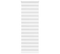 vidaXL Estor Cebra Blanco 70x200 cm Tejido Ancho 65,9 cm poliéster, Estor Doble, Estor Enrollable Cebra, Cortina Cebra, Estor Doble