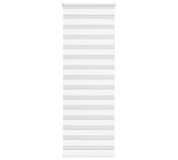 vidaXL Estor Cebra Blanco 70x230 cm Tejido Ancho 65,9 cm poliéster, Estor Doble, Estor Enrollable Cebra, Cortina Cebra, Estor Doble