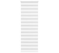 vidaXL Estor Cebra Blanco 75x200 cm Tejido Ancho 70,9 cm poliéster, Estor Doble, Estor Enrollable Cebra, Cortina Cebra, Estor Doble