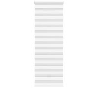 vidaXL Estor Cebra Blanco 80x230 cm Tejido Ancho 75,9 cm poliéster, Estor Doble, Estor Enrollable Cebra, Cortina Cebra, Estor Doble