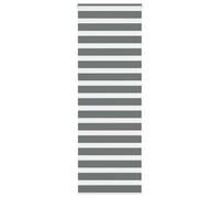 vidaXL Estor Cebra Gris Oscuro 70x230cm Tejido Ancho 65,9 cm poliéster