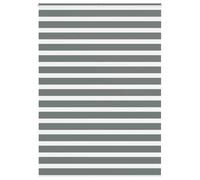 vidaXL Estor Cebra Gris Oscuro Tejido Ancho 160,9 cm poliéster