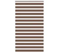 vidaXL Estor Cebra marrón 135x230 cm Tejido Ancho 130,9 cm poliéster, Estor Doble, Estor Enrollable Cebra, Cortina Cebra, Estor Doble